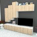 Living Armonia MDF Sonoma - Varianta 3 cu sistem " PUSH TO OPEN "